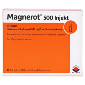 Магнерот 500 Германия Magnerot 5 мл для капельниц в упаковке 10 ампул