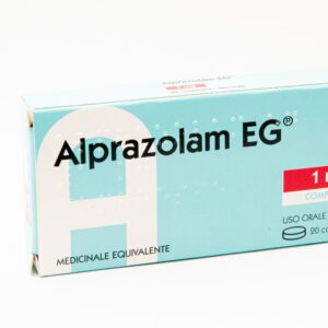 Алпразолам Италия Alprazolam EG 1 мг 20 таблеток