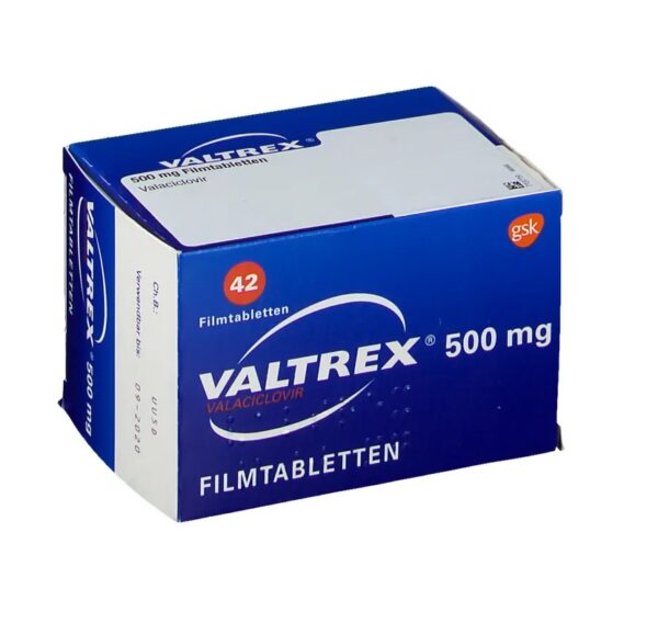 Валтрекс валацикловир Германия VALTREX 500 мг в упаковке 42 таблетки — изображение 3
