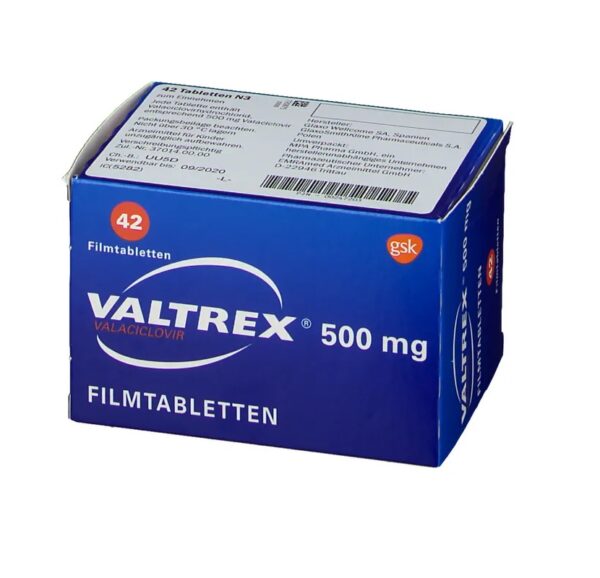 Валтрекс валацикловир Германия VALTREX 500 мг в упаковке 42 таблетки — изображение 6